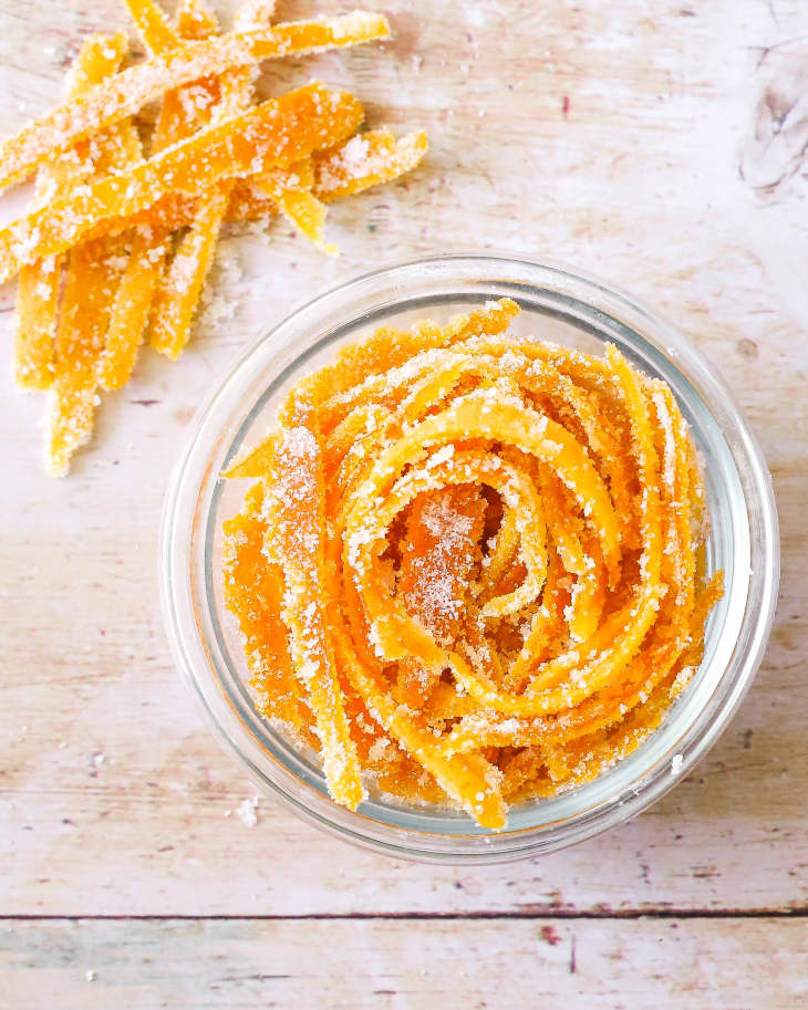 Candied Orange Peels Recipe The Kitchn